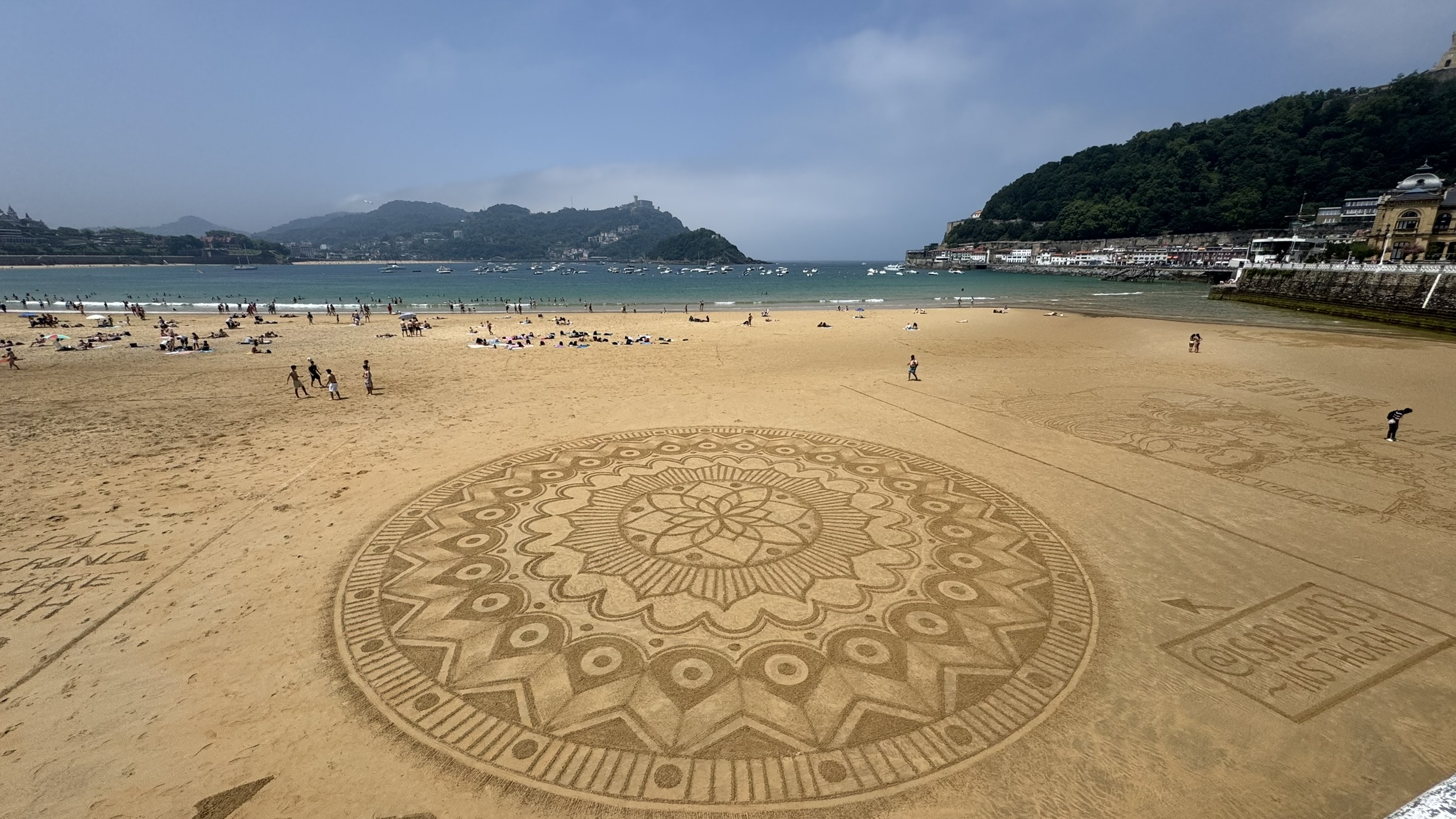 Plage de la Concha à Saint-Sébastien